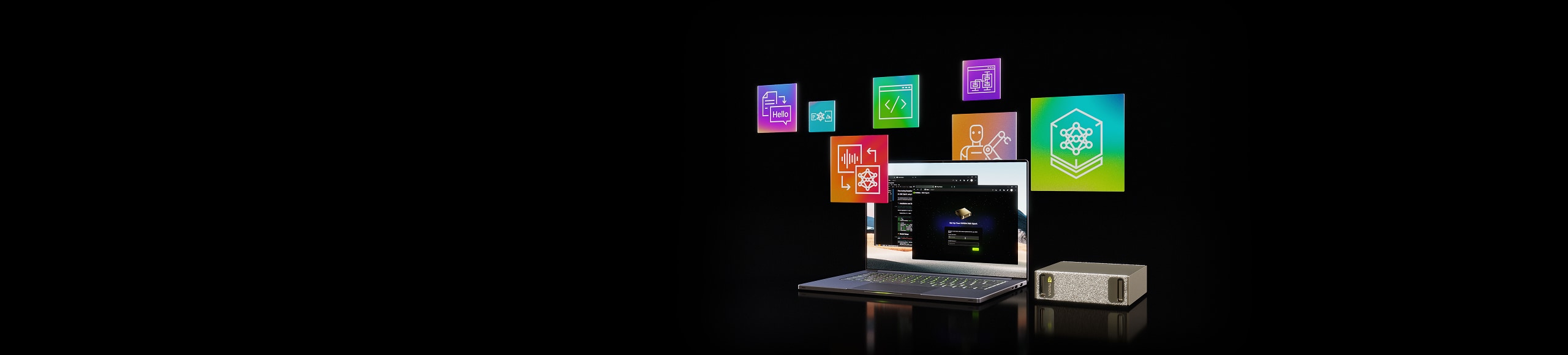 NVIDIA DGX Spark desktop AI computer beauty shot