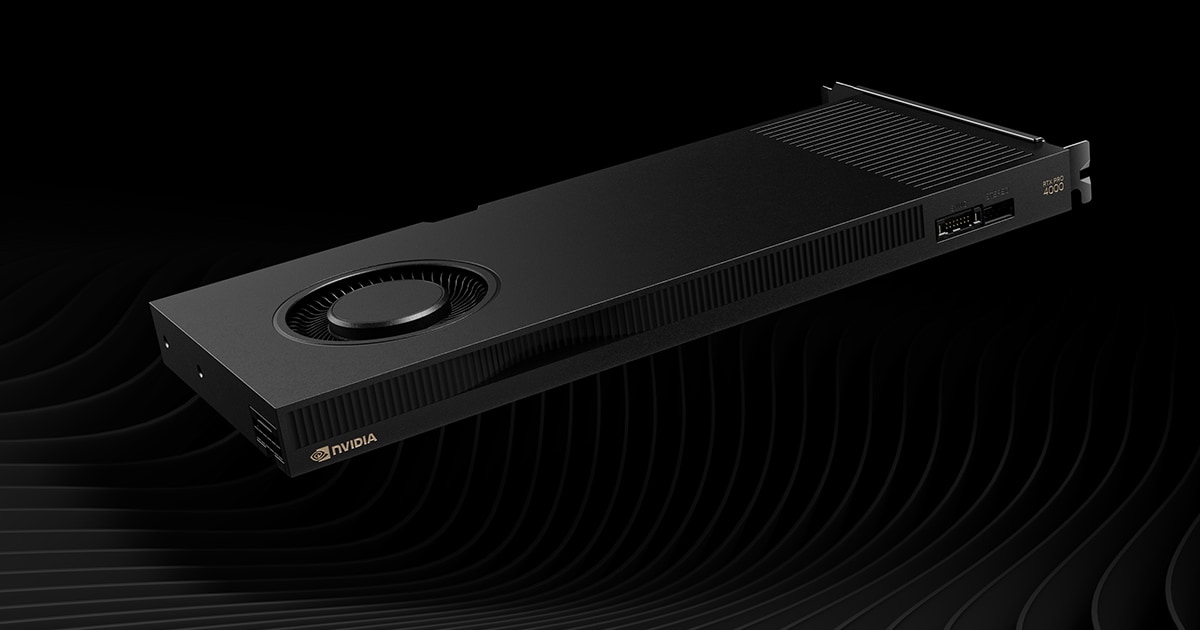 NVIDIA RTX PRO 4000 Blackwell GPU